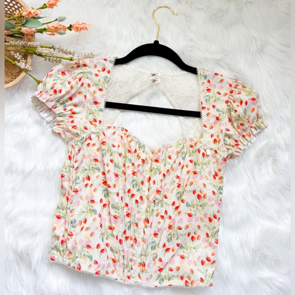 Victoria’s Secret Strawberry Corset Top Small - Picture 3 of 4